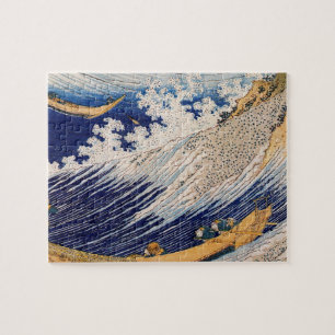 Hokusai Oceaangolven Zee Boten Legpuzzel