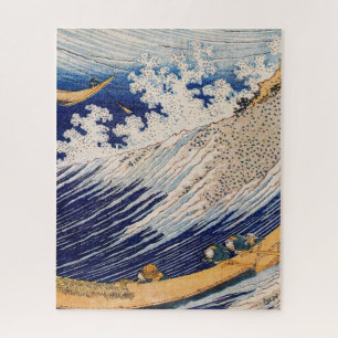 Hokusai Oceaangolven Zee Boten Legpuzzel