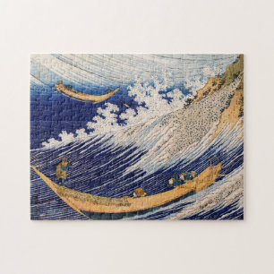 Hokusai Oceaangolven Zee Boten Legpuzzel