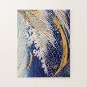 Hokusai Oceaangolven Zee Boten Legpuzzel (Verticaal)