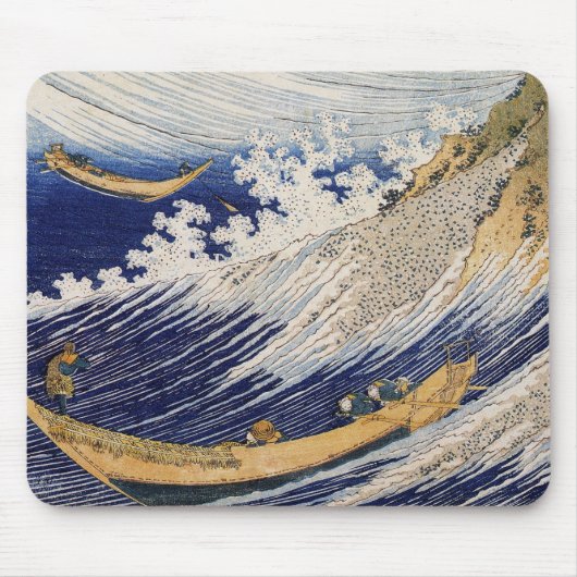 Hokusai Oceaangolven Zee Boten Muismat (Voorkant)
