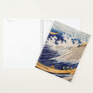 Hokusai Oceaangolven Zee Boten Planner