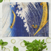 Hokusai Ocean Waves Kitchen Towel Theedoek (Gevouwen)