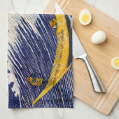 Hokusai Ocean Waves Kitchen Towel Theedoek (Quarter Fold)