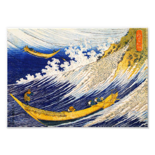 Hokusai Ocean Waves Print Foto Afdruk