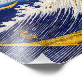 Hokusai Ocean Waves Print Foto Afdruk (Hoek)