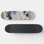 Hokusai Ocean Waves Vissen Boats Persoonlijk Skateboard (Horizontaal)
