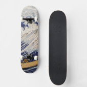Hokusai Ocean Waves Vissen Boats Persoonlijk Skateboard (Voorkant)