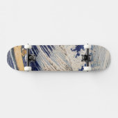 Hokusai Ocean Waves Vissen Boats Persoonlijk Skateboard (Horizontaal)