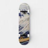 Hokusai Ocean Waves Vissen Boats Persoonlijk Skateboard (Voorkant)