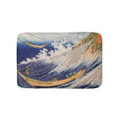 Hokusai Ocean Waves Zee Boten Badmat (Voorkant)