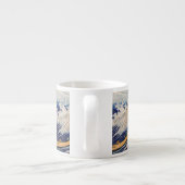 Hokusai Ocean Waves Zee Boten Espresso Kop (Achterkant)