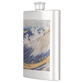 Hokusai Ocean Waves Zee Boten Flacon (Links)
