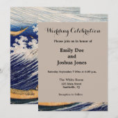 Hokusai Ocean Waves Zee Boten Kaart (Voorkant / Achterkant)