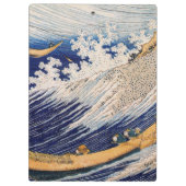 Hokusai Ocean Waves Zee Boten Klembord (Achterkant)