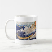 Hokusai Ocean Waves Zee Boten Koffiemok (Links)