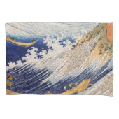 Hokusai Ocean Waves Zee Boten Kussensloop (Voorkant)