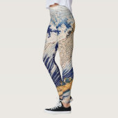 Hokusai Ocean Waves Zee Boten Leggings (Links)