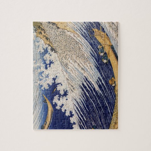 Hokusai Ocean Waves Zee Boten Legpuzzel (Verticaal)
