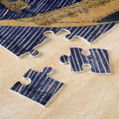 Hokusai Ocean Waves Zee Boten Legpuzzel (Zijkant)