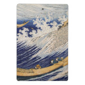 Hokusai Ocean Waves Zee Boten Mini Klembord (Achterkant)