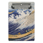 Hokusai Ocean Waves Zee Boten Mini Klembord (Voorkant)
