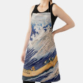 Hokusai Ocean Waves Zee Boten Schort (Insitu)