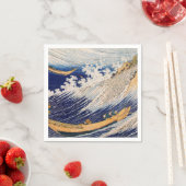 Hokusai Ocean Waves Zee Boten Servet (Insitu)