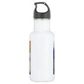 Hokusai Ocean Waves Zee Boten Waterfles (Achterkant)