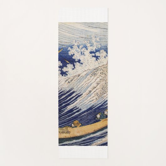 Hokusai Ocean Waves Zee Boten Yogamat (Voorkant)
