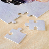 Hokusai Oiran en Kamuro Puzzle Legpuzzel (Zijkant)