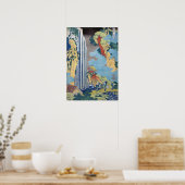 Hokusai - Ono Waterfall, Kisokaido Poster (Keuken)