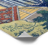 Hokusai - Ono-waterval, Kisokaido Poster (Hoek)