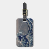 Hokusai ontmoet Fibonacci, Gouden Verhouding Bagagelabel (Voorkant verticaal)