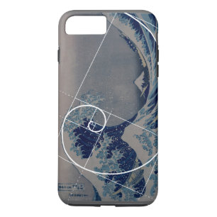 Hokusai ontmoet Fibonacci, Gulden Snede iPhone 8/7 Plus Hoesje