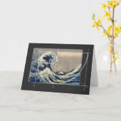 Hokusai ontmoet Fibonacci, Versie Kaart (Gele Bloem)