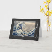 Hokusai ontmoet Fibonacci, Versie Kaart (Gele Bloem)