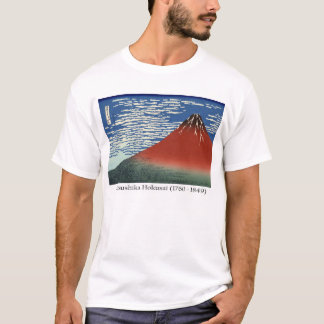 Hokusai op de berg Fuji, de lucht rond de zuidwind T-shirt