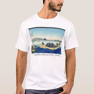 Hokusai op de berg Fuji - Zonnebakken door de Ryog T-shirt