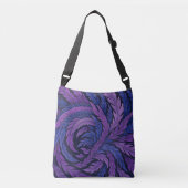Hokusai Phoenix Art Feather Design Crossbody Tas (Voorkant)