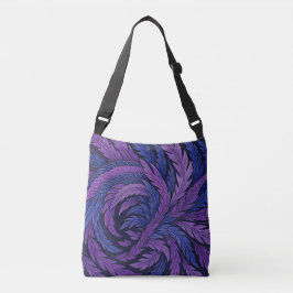 Hokusai Phoenix Art Feather Design Crossbody Tas