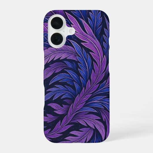 Hokusai Phoenix Purple　Jpan　Art iPhone 16 Hoesje (Achterkant)