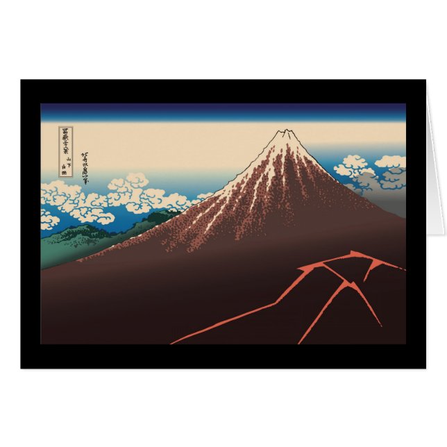 Hokusai Rainstorm Beneath the Summit (Voorkant Horizontaal)