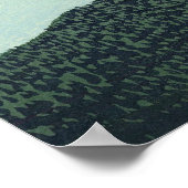 Hokusai Red Fuji Original High Resolution Art Poster (Hoek)