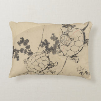 Hokusai-schildpadden Accent Kussen