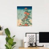 Hokusai Shrike en Blessed Thistle GalleryHD Poster (Thuiskantoor)