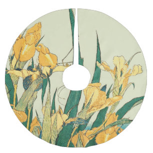 Hokusai sprinkhaan en iris Japan Kerstboom Rok