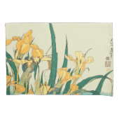 Hokusai sprinkhaan en iris Japan Kussensloop (Voorkant)
