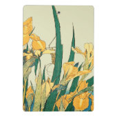 Hokusai sprinkhaan en iris Japan Mini Klembord (Achterkant)