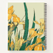 Hokusai sprinkhaan en iris Japan Notitieboek (Achterkant)